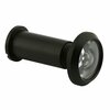 Prime-Line Door Viewer, 200 Degree, UL Listed, Matte Black, Solid Brass, 9/16 in. Diameter U 11455